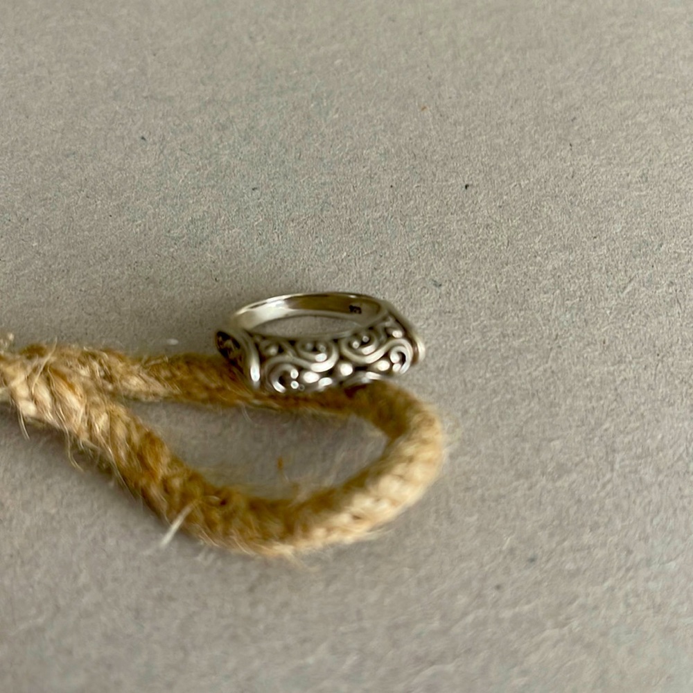 Bali sterling silver ring